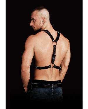 Ouch Shots Ouch Thanos Chest Centerpiece Body Harness - Black - Image 3