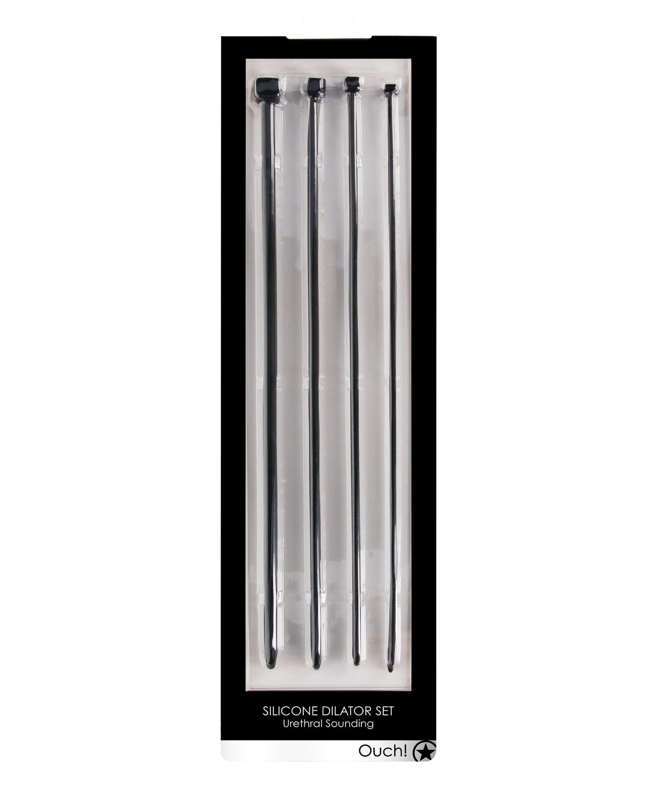 Ouch Shots Ouch Urethral Sounding Dilator Set - Black