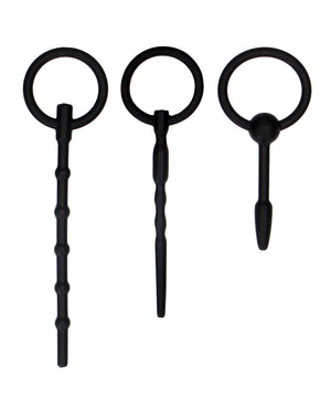 Ouch Shots Ouch Urethral Sounding Plug Set - Black - Image 2