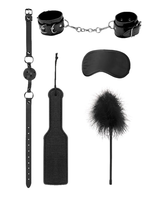 Ouch Shots Ouch Introductory Bondage Kit #4 - Black