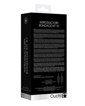 Ouch Shots Ouch Introductory Bondage Kit #7 - Black