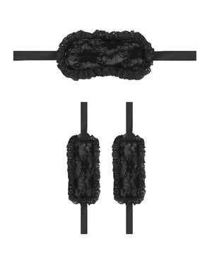 Ouch Shots Ouch Introductory Bondage Kit #7 - Black - Image 2