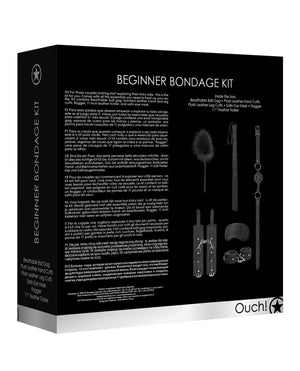 Ouch Shots Ouch Beginner's Bondage Kit - Black - Image 2