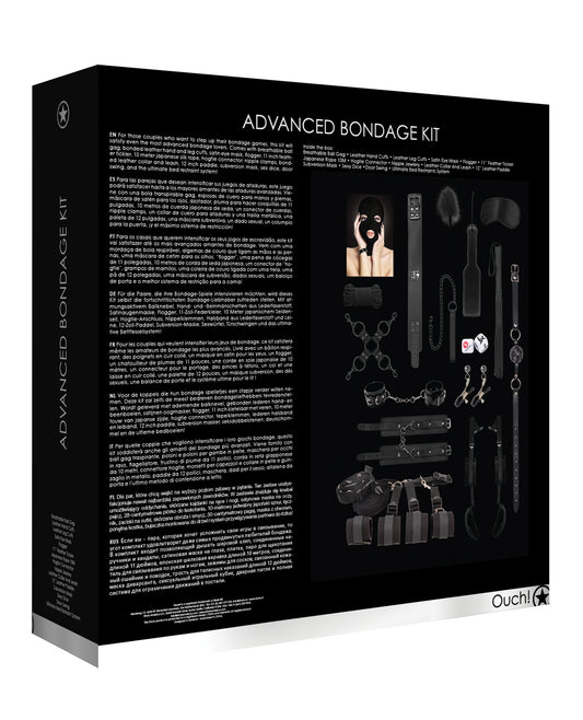 Ouch Shots Advanced Bondage Kit - Black - Image 2