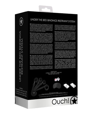 Ouch Shots Ouch Bed Restraint System - Black - Image 2