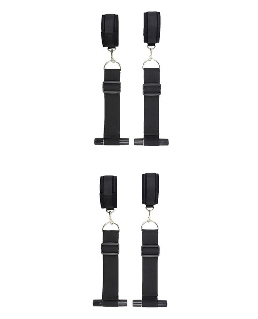 Ouch Shots Ouch Door Restraint Kit - Black