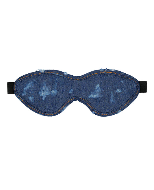 Shots Shots Denim Eye Mask - Blue