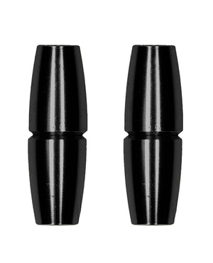 Ouch Shots Ouch Sensual Cylinder Magnetic Nipple Clamps - Black