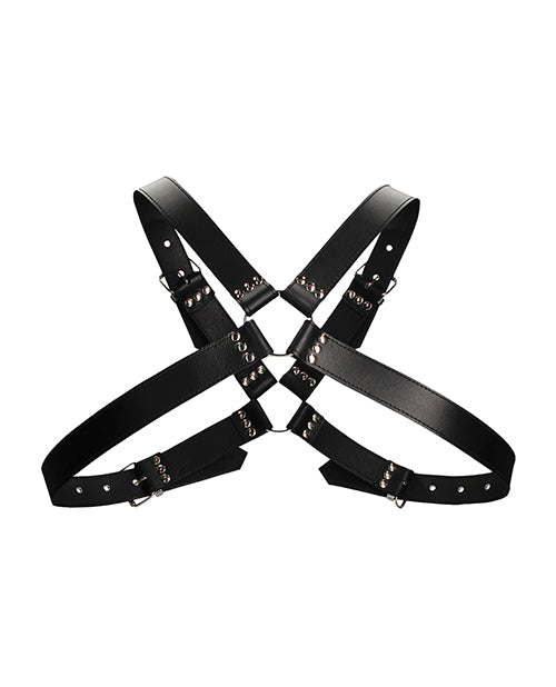 Ouch Shots Ouch Men's Large Buckle Harness - Black - Image 2