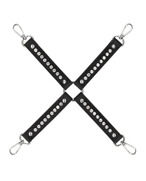 Ouch Shots Ouch Diamond Studded Hogtie - Black - Image 3