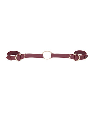 Ouch Shots Ouch Halo Handcuff w/Connector - Burgundy - Image 3