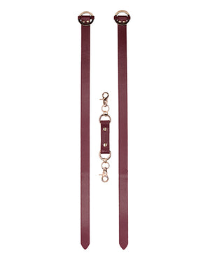 Ouch Shots Ouch Halo Thigh Cuffs - Burgundy - Image 4
