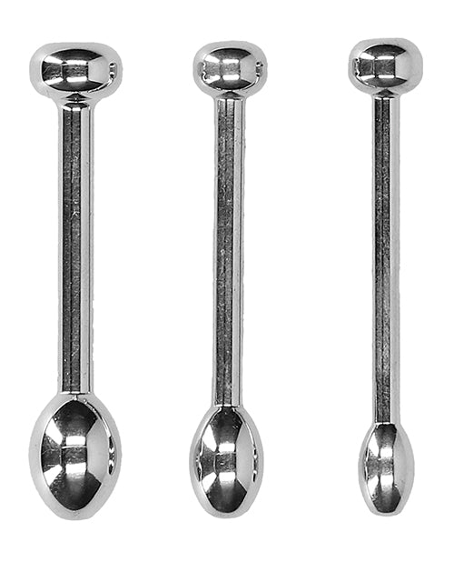 Ouch Shots Ouch Urethral Sounding Metal Plug Set - 49/50 mm - Image 2