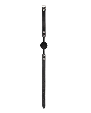 Ouch Shots Ouch Black &amp; White Silicone Ball Gag - Black - Image 5