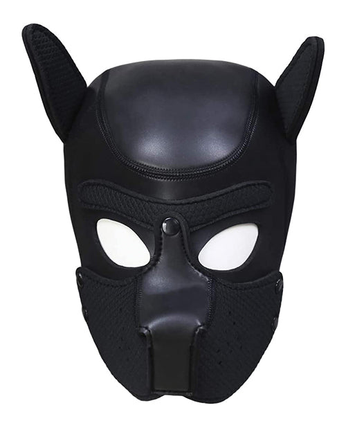 Ouch Shots Ouch Puppy Play Puppy Hood - Black