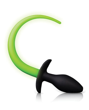 Ouch Shots Ouch Puppy Tail Plug - Glow in the Dark - Image 3