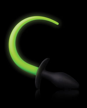 Ouch Shots Ouch Puppy Tail Plug - Glow in the Dark - Image 4