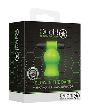 Ouch Shots Ouch Vibrating Head Masturbator - Glow in the Dark
