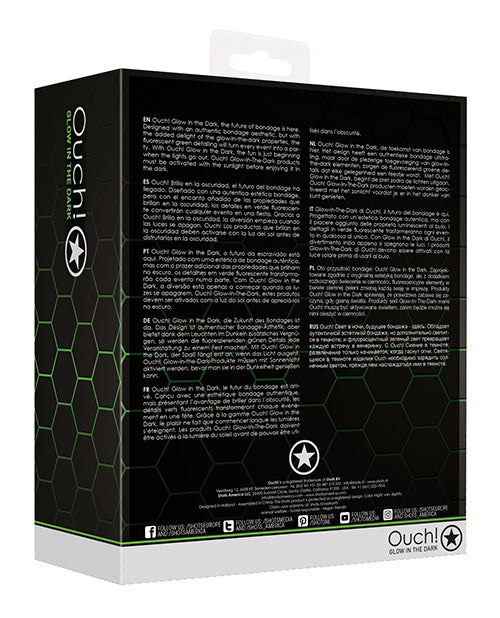 Ouch Shots Ouch Bed Bindings Restraint Kit - Glow in the Dark - Image 2