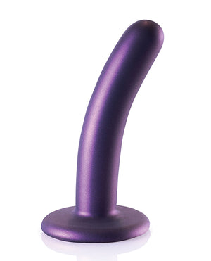 Ouch Shots Ouch 5" Smooth G-Spot Dildo - Metallic Purple - Image 2