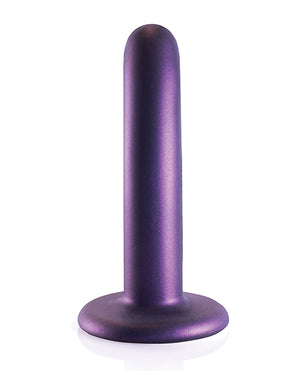 Ouch Shots Ouch 5" Smooth G-Spot Dildo - Metallic Purple - Image 3