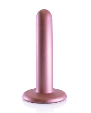 Ouch Shots Ouch 5" Smooth G-Spot Dildo - Rose Gold - Image 3