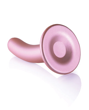Ouch Shots Ouch 5" Smooth G-Spot Dildo - Rose Gold - Image 4
