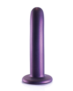Ouch Shots Ouch 6" Smooth G-Spot Dildo - Metallic Purple - Image 3