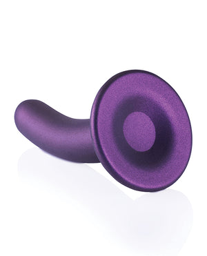 Ouch Shots Ouch 6" Smooth G-Spot Dildo - Metallic Purple - Image 5