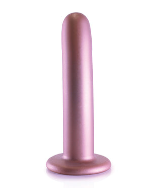 Ouch Shots Ouch 6" Smooth G-Spot Dildo - Rose Gold - Image 3