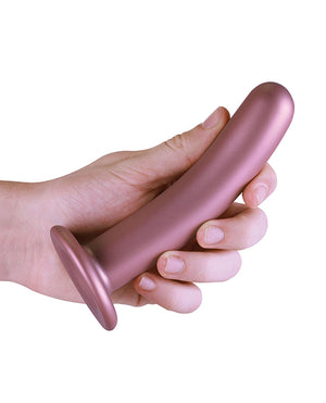 Ouch Shots Ouch 6" Smooth G-Spot Dildo - Rose Gold - Image 5