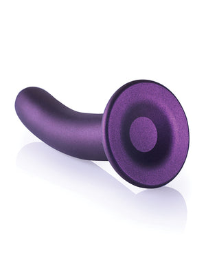 Ouch Shots Ouch 7" Smooth G-Spot Dildo - Metallic Purple - Image 4
