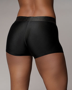 Ouch Shots Ouch Vibrating Strap On Boxer - Black M/L - Image 4