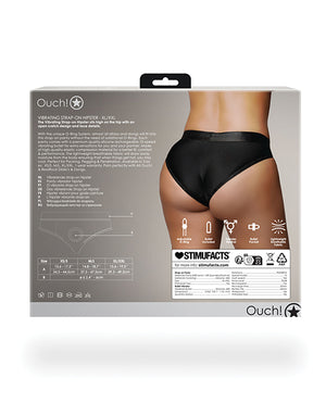 Ouch Shots Ouch Vibrating Strap On Hipster - Black XL/XXL - Image 2