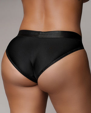 Ouch Shots Ouch Vibrating Strap On Hipster - Black XL/XXL - Image 4
