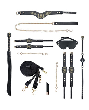 Ouch Shots Ouch! London Collection Bondage Kit w/Bag - Black - Image 3