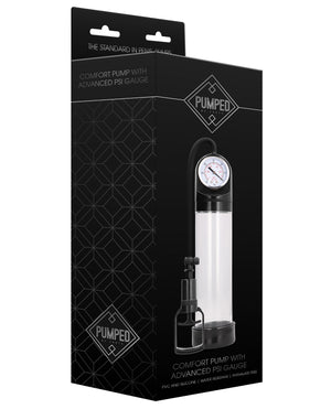 Pumped Shots Pumped Comfort Pump w/Advanced PSI Gauge - Transparent - Image 2