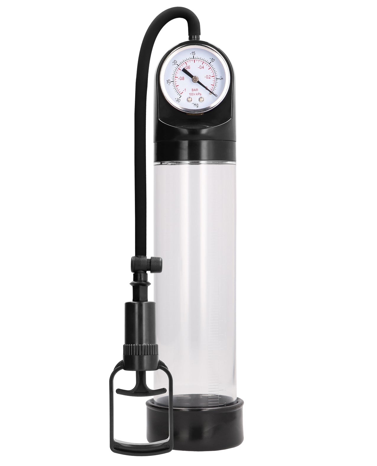 Pumped Shots Pumped Comfort Pump w/Advanced PSI Gauge - Transparent