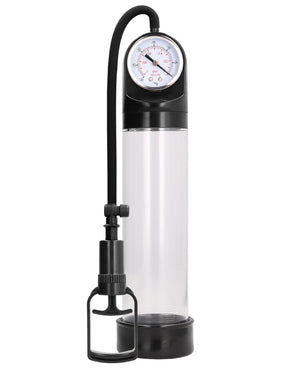 Pumped Shots Pumped Comfort Pump w/Advanced PSI Gauge - Transparent