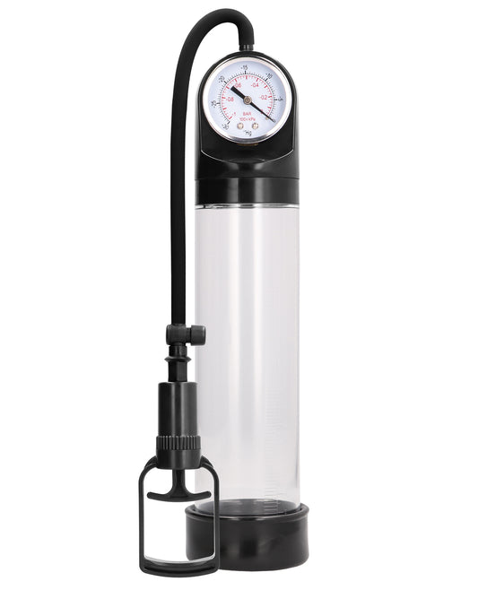 Pumped Shots Pumped Comfort Pump w/Advanced PSI Gauge - Transparent