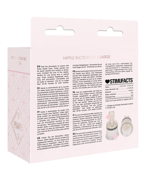 Pumped Shots Pumped Nipple Suction Set - Large Clear - Image 3