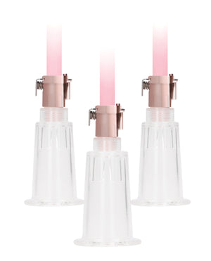 Pumped Shots Pumped Clitoral &amp; Nipple Pump Set - Medium Rose Gold - Image 4
