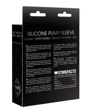 Pumped Shots Pumped Sleeve Medium - Black
