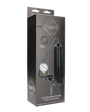 Pumped Shots Pumped Elite Beginner Pump w/PSI Gauge - Black - Image 2