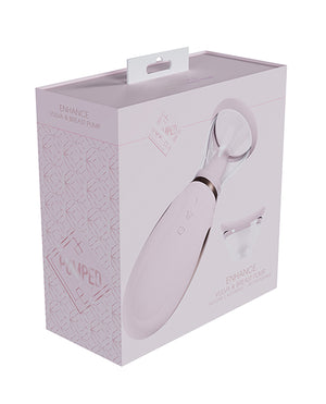 Shots Shots Pumped Enhance Rechargeable Vulva &amp; Breast Pump - Pink