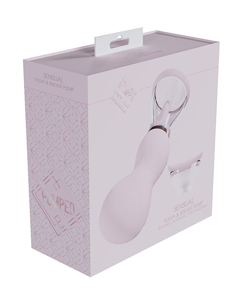 Shots Shots Pumped Sensual Rechargeable Vulva &amp; Breast Pump - Pink