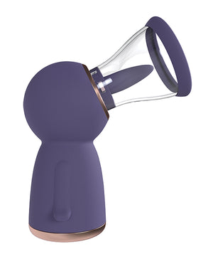 Shots Shots Pumped Exquisite Rechargeable Vulva &amp; Breast Pump - Purple - Image 3