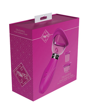 Shots Shots Pumped Delightful Clitoral, Nipple &amp; Breast Pump - Pink
