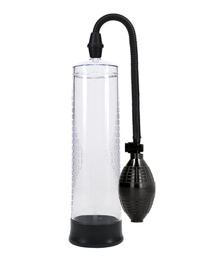Shots Shots Pumped Basic Pump 1 Water Resistant Penis Pump - Translucent - Image 3