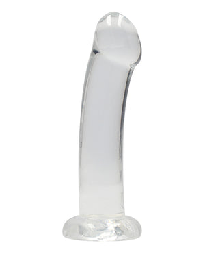 RealRock Shots RealRock Crystal Clear 7" Dildo - Transparent - Image 2